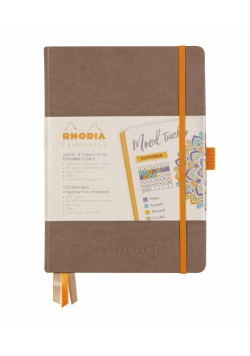 Notes Rhodia Rhodiarama Goalbook taupe A5 w kropki Hardcover