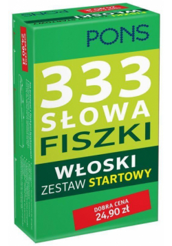 333 Słowa Fiszki. Włoski Zestaw startowy PONS