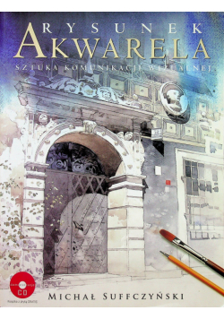 Rysunek Akwarela Sztuka komunikacji wizualnej z płytą CD