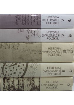 Historia dyplomacji polskiej 5 tomów