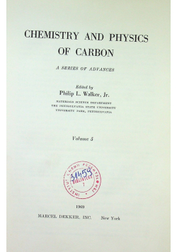 Chemistry and Physics of Carbon volume 5