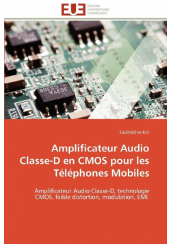 Amplificateur audio classe-d en cmos pour les téléphones mobiles