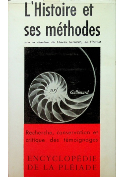 L Histoire et ses methodes