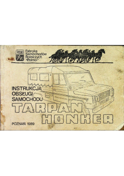 Tarpan Honker instrukcja obsługi