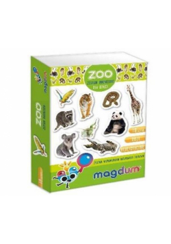 Zwierzęta w zoo - zestaw magnesów