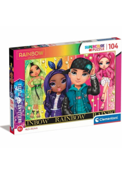 Puzzle 104 Supercolor Rainbow High