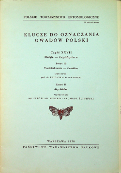 Klucze do oznaczania owadów Polski Część XXVII Zeszyt 10
