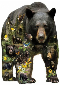 Puzzle 1000 Las pełen niedźwiedzi