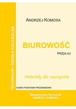 Biurowość - materiały dla nauczyciela EKONOMIK