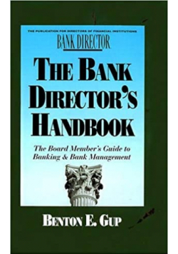 The bank directors handbook