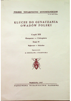 Klucze do oznaczania owadów Polski Część XIX Zeszyt 84