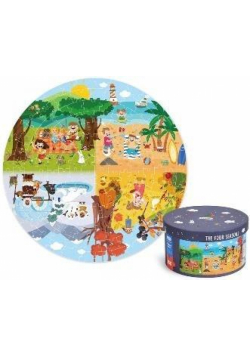 Puzzle okrągłe 4 poru roku