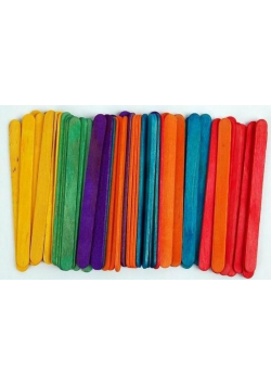 Patyczki kreatywne Color duże 50szt