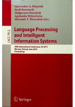 Language Processing and Intelligent Information Systems
