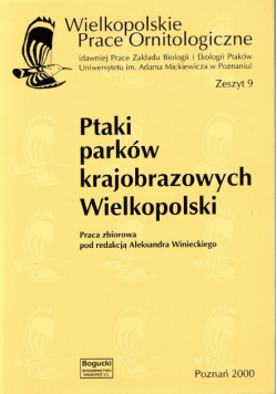Ptaki parków krajobrazowych Wielkopolski