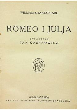 Romeo i Julia 1924 r.