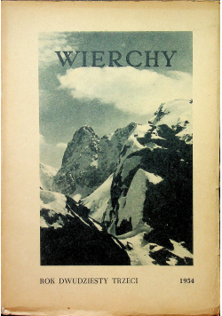 Wierchy Rok dwudziesty trzeci