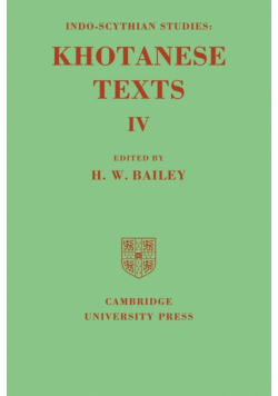 Khotanese Texts