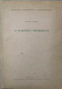 O wartości informacji