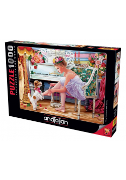 Puzzle 1000 Balerina z pieskiem