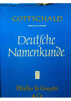 Deutsche Namenkunde
