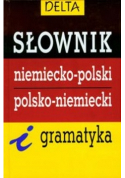 Słownik niemiecko-polski polsko-niemiecki i gramatyka Nowa z defektem