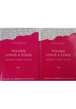 Polskie Logos A Ethos Tom I i II Reprint z 1921