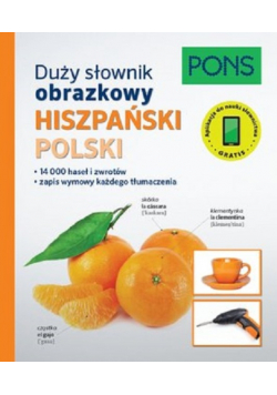 Duży słownik obrazkowy hiszpański polski