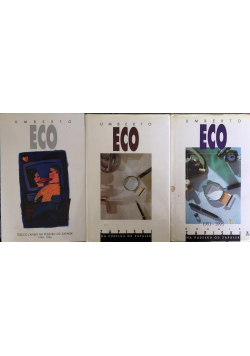 Eco Zapiski tomy od 1 do 3