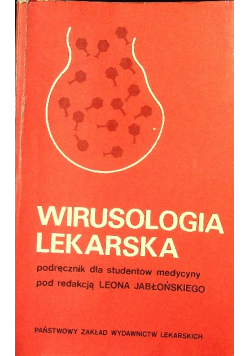 Wirusologia lekarska podręcznik dla studentów