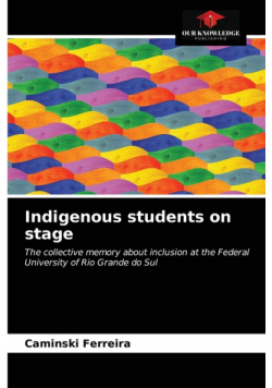 Indigenous students on stage