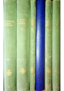 Darwin Dzieła wybrane 6 tomów