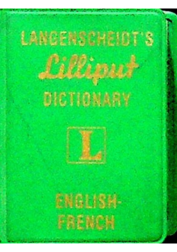 Langenscheidts Lilliput Dictionary English French
