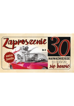 Zaproszenie Urodziny Z90