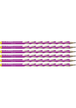 Ołówek EasyGraph S HB LR róż (6szt) STABILO