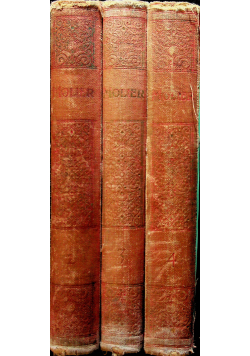 Molier Dzieła 1912 r 3 tomy