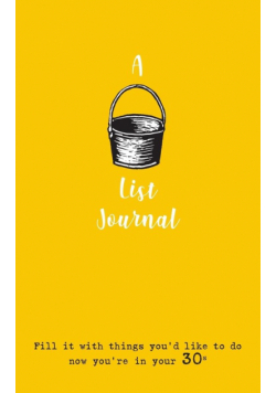 A Bucket List Journal (for your 30s)