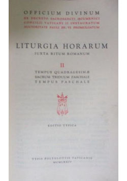 Liturgia horarum II