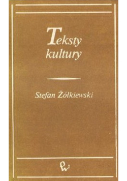 Teksty kultury Studia