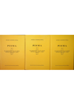 Pisma tom 9 część 1 do 3