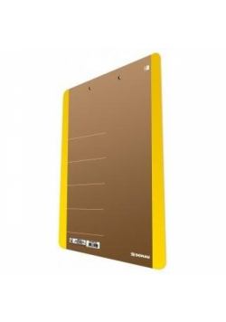 Clipboard z klipsem A4 żółty DONAU