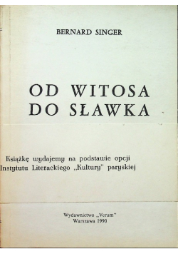 Od Witosa do Sławka