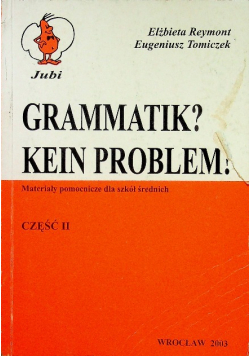 Grammatik Kein Problem część 2