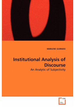 Institutional Analysis of Discourse