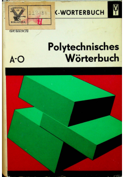 Polytechnisches Worterbuch