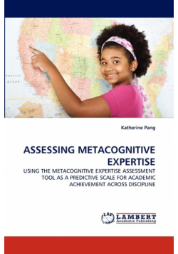 Assessing Metacognitive Expertise