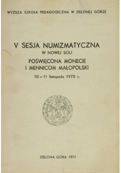 V sesja numizmatyczna