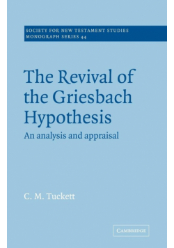 Revival Griesbach Hypothes