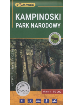 Kampinoski Park Narodowy Mapa turystyczna 1:50 000