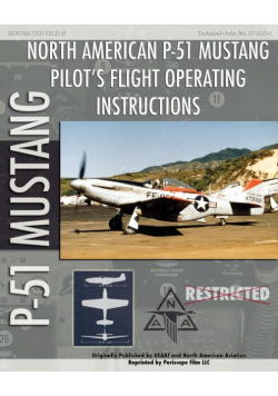 P-51 Mustang Pilot's Flight Operating Instructions